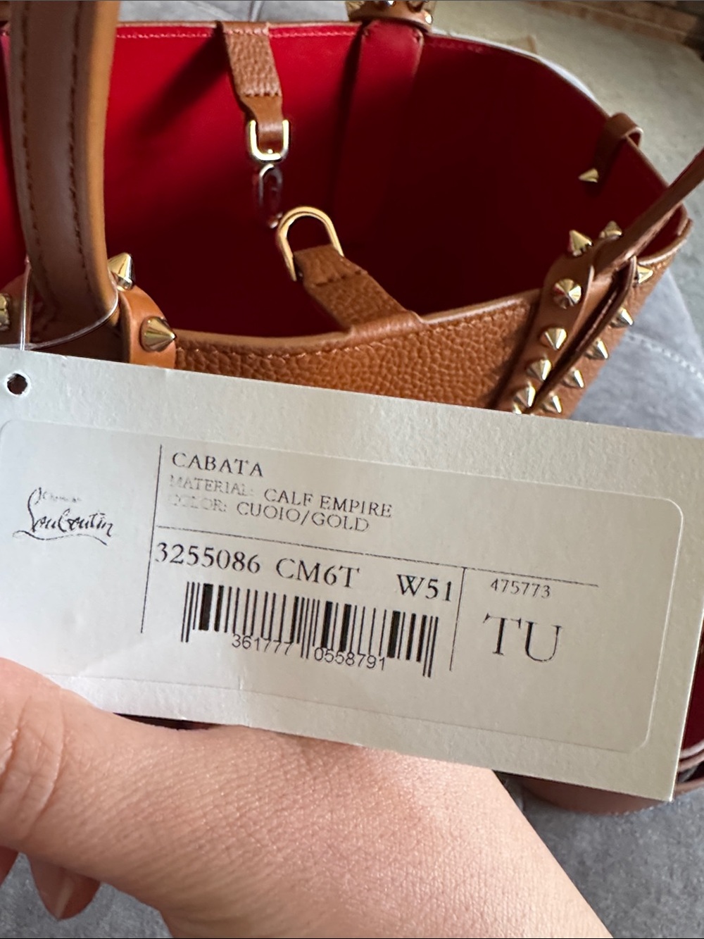 New Christian Louboutin mini cabata - Picture 5 of 6